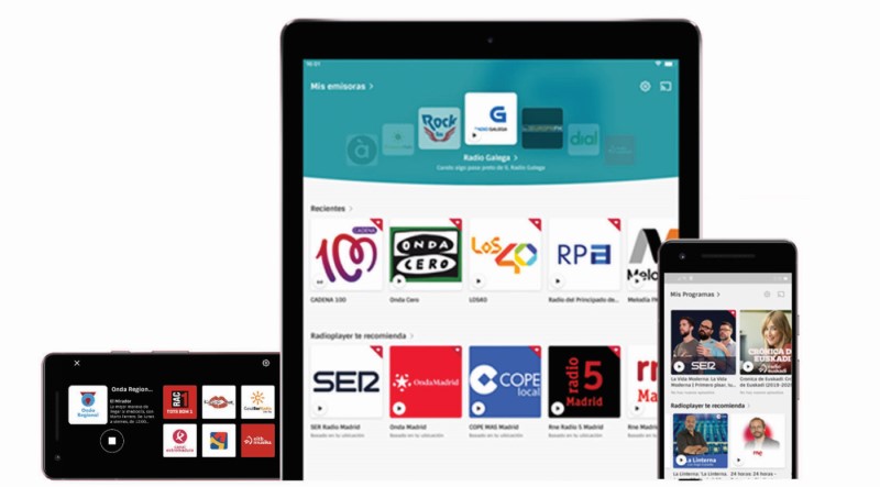 Radioplayer España en moviles y tabletas